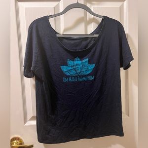 Off The Shoulder Yoga Tee